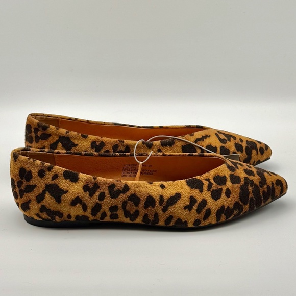 French Connection Shoes - NWT French Connection Leopard Print Ballet Flat Point Toe "Daisy", Size 7 (37)